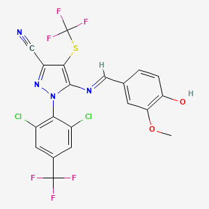 molecular formula C20H10Cl2F6N4O2S B1436735 Vaniliprole CAS No. 145767-97-1