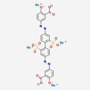 molecular formula C26H18N4NaO12S2 B1436740 Chromocitronine CAS No. 6232-49-1