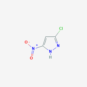 molecular formula C3H2ClN3O2 B1436746 3-Chloro-5-nitro-1H-pyrazole CAS No. 1369959-12-5