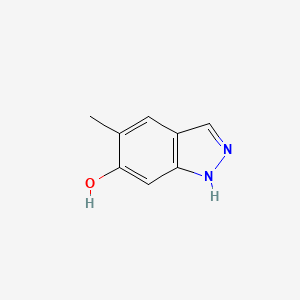 molecular formula C8H8N2O B1436748 5-Methyl-1H-indazol-6-ol CAS No. 1082042-15-6