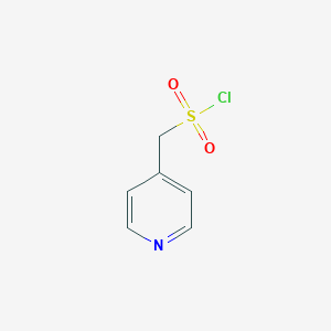 molecular formula C6H6ClNO2S B143675 Pyridin-4-ylmethanesulfonyl Chloride CAS No. 130820-88-1