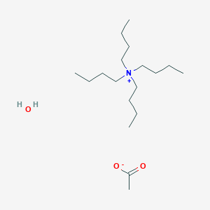 molecular formula C18H41NO3 B14367506 Tetra-n-butylammonium-acetat-hydrat CAS No. 91456-94-9