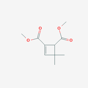 molecular formula C10H14O4 B14367553 Dimethyl 4,4-dimethylcyclobut-2-ene-1,2-dicarboxylate CAS No. 90926-91-3