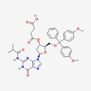 molecular formula C39H41N5O10 B1436768 IBU-DMT-脱氧鸟苷琥珀酸 CAS No. 74405-46-2