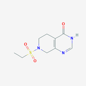 7-(ethanesulfonyl)-3H,4H,5H,6H,7H,8H-pyrido[3,4-d]pyrimidin-4-one