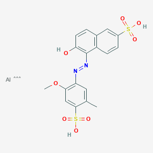 molecular formula C18H16AlN2O8S2 B1436777 Pigment red 273 CAS No. 68583-95-9