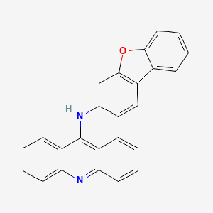 molecular formula C25H16N2O B14367837 N-(Dibenzo[b,d]furan-3-yl)acridin-9-amine CAS No. 91627-23-5