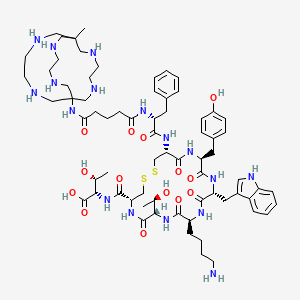 molecular formula C69H103N17O14S2 B1436788 SarTATE CAS No. 1518779-60-6