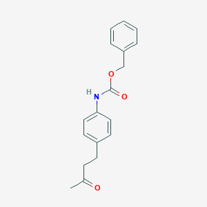 molecular formula C18H19NO3 B14367945 Benzyl [4-(3-oxobutyl)phenyl]carbamate CAS No. 92208-05-4