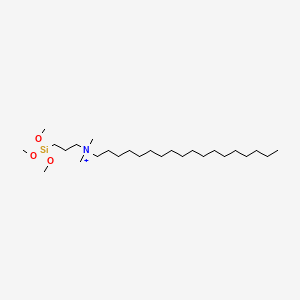 molecular formula C26H58NO3Si+ B14367972 Dimethyloctadecyl(3-(trimethoxysilyl)propyl)ammonium CAS No. 92182-06-4