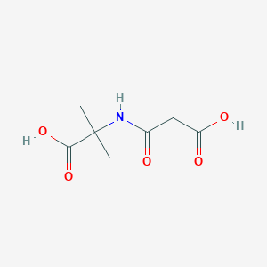 molecular formula C7H11NO5 B14367976 N-(Carboxyacetyl)-2-methylalanine CAS No. 92585-16-5