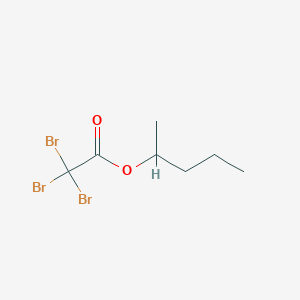 molecular formula C7H11Br3O2 B14368007 Acetic acid, tribromo, 1-methylbutyl ester CAS No. 90380-68-0