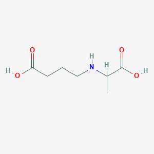 molecular formula C7H13NO4 B14368055 4-[(1-Carboxyethyl)amino]butanoic acid CAS No. 90159-84-5