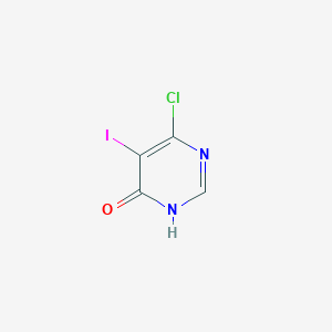 molecular formula C4H2ClIN2O B1436808 6-Chloro-5-iodopyrimidin-4-ol CAS No. 1384431-15-5
