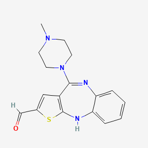 molecular formula C17H18N4OS B1436810 Olanzapine 2-Carboxaldehyde CAS No. 1330277-34-3