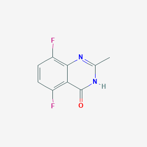 molecular formula C9H6F2N2O B1436811 5,8-Difluoro-2-methylquinazolin-4(1H)-one CAS No. 825654-55-5