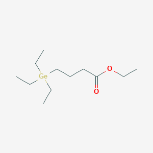 molecular formula C12H26GeO2 B14368135 Ethyl 4-(triethylgermanyl)butanoate CAS No. 92036-54-9