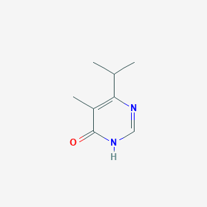 molecular formula C8H12N2O B1436815 6-异丙基-5-甲基嘧啶-4-醇 CAS No. 1256955-63-1