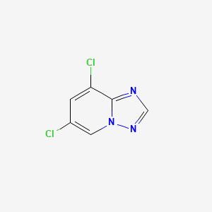 molecular formula C6H3Cl2N3 B1436820 6,8-二氯-[1,2,4]三唑并[1,5-a]吡啶 CAS No. 2155875-35-5