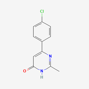 6-(4-Chlorophenyl)-2-methylpyrimidin-4-ol