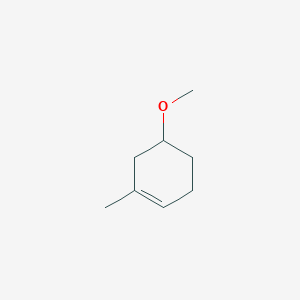 molecular formula C8H14O B14368298 5-Methoxy-1-methylcyclohex-1-ene CAS No. 94060-00-1