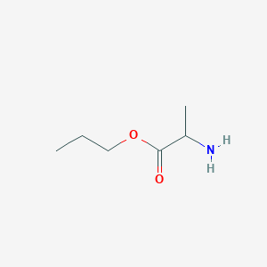 molecular formula C6H13NO2 B143683 Alanine,propyl ester(9ci) CAS No. 125511-26-4