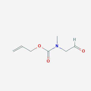 molecular formula C7H11NO3 B14368312 Prop-2-en-1-yl methyl(2-oxoethyl)carbamate CAS No. 92143-84-5