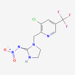 N-[1-[[3-Chloro-5-(trifluoromethyl)pyridin-2-yl]methyl]imidazolidin-2-ylidene]nitramide