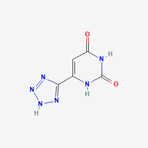 molecular formula C5H4N6O2 B14368326 6-(2H-tetrazol-5-yl)-1H-pyrimidine-2,4-dione CAS No. 92334-68-4
