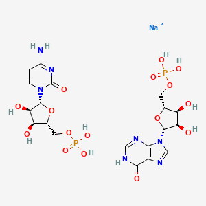 molecular formula C19H27N7NaO16P2 B1436833 Polyinosinic Polycytidylic acid sodium salt CAS No. 42424-50-0