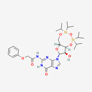 molecular formula C30H45N5O8Si2 B1436837 3,5-TIPS-N-PAc-鸟苷 CAS No. 131474-72-1