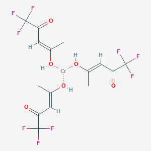 molecular formula C15H15CrF9O6 B1436840 Chromium(cento) trifluoropentanedionate CAS No. 14592-89-3