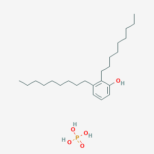 molecular formula C24H45O5P B14368504 Phosphoric acid--2,3-dinonylphenol (1/1) CAS No. 90250-01-4