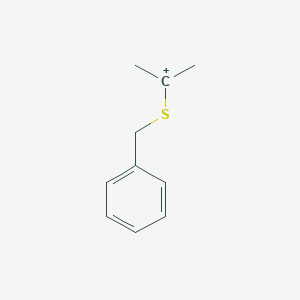 molecular formula C10H13S+ B14368522 Benzyl(propan-2-ylidene)sulfanium CAS No. 92759-24-5