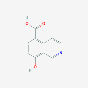 molecular formula C10H7NO3 B1436854 8-Hydroxy-isoquinoline-5-carboxylic acid CAS No. 1823359-54-1