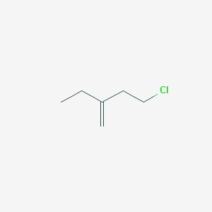 molecular formula C6H11Cl B14368627 1-Chloro-3-methylidenepentane CAS No. 90376-58-2