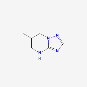 molecular formula C6H10N4 B1436874 6-methyl-4H,5H,6H,7H-[1,2,4]triazolo[1,5-a]pyrimidine CAS No. 1550959-09-5