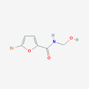 molecular formula C6H6BrNO3 B14368780 5-Bromo-N-(hydroxymethyl)furan-2-carboxamide CAS No. 93104-85-9