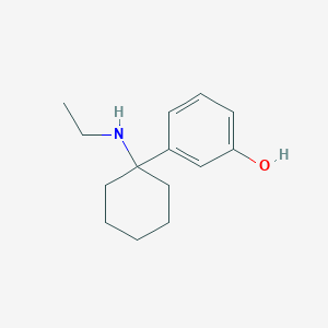 molecular formula C14H21NO B1436879 3-(1-(Ethylamino)cyclohexyl)phenol CAS No. 2243815-20-3