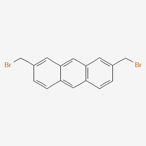 molecular formula C16H12Br2 B14368829 2,7-Bis(bromomethyl)anthracene CAS No. 90253-71-7
