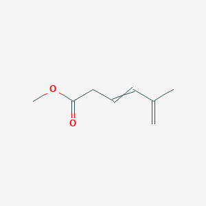 molecular formula C8H12O2 B14368834 Methyl 5-methylhexa-3,5-dienoate CAS No. 91026-03-8