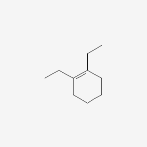 molecular formula C10H18 B14368918 1,2-Diethylcyclohex-1-ene CAS No. 93112-32-4
