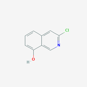 molecular formula C9H6ClNO B1436896 3-Chloroisoquinolin-8-ol CAS No. 1374652-75-1