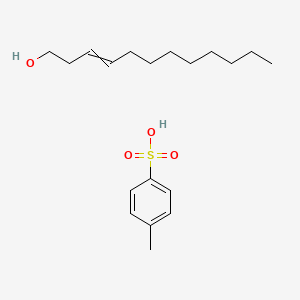molecular formula C19H32O4S B14368979 Dodec-3-en-1-ol;4-methylbenzenesulfonic acid CAS No. 90486-47-8