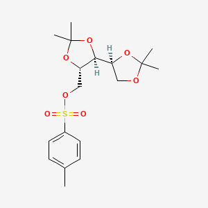 molecular formula C18H26O7S B1436898 1-O-p-toluenesulfonyl-2,3:4,5-di-O-isopropylidene-L-arabitol CAS No. 1241674-36-1