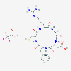 molecular formula C27H37F3N8O9S B1436899 c(RADfC) CAS No. 1055991-02-0