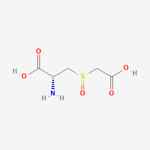 molecular formula C5H9NO5S B143690 3-((羧甲基)亚磺酰基)丙氨酸 CAS No. 5439-87-2