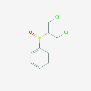 molecular formula C9H10Cl2OS B14369000 (1,3-Dichloropropane-2-sulfinyl)benzene CAS No. 90838-44-1