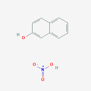 molecular formula C10H9NO4 B14369033 Naphthalen-2-ol;nitric acid CAS No. 91701-02-9