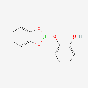 molecular formula C12H9BO4 B14369044 Phenol, 2-(1,3,2-benzodioxaborol-2-yloxy)- CAS No. 93131-95-4